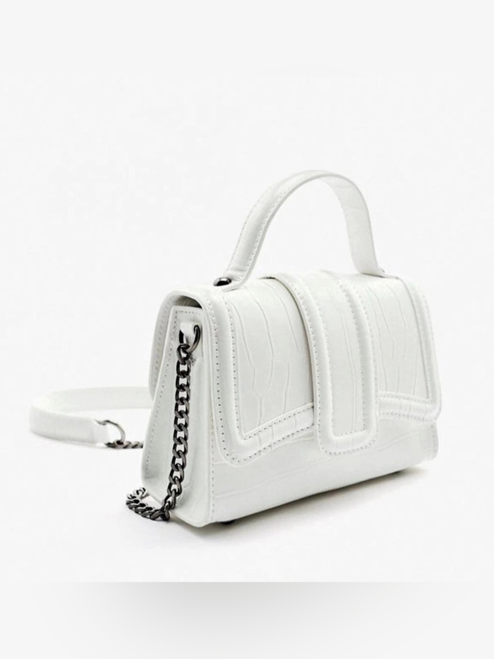 ZARA Mini City Bag in White